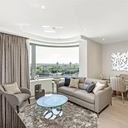 Rent this 1 bed apartment on The Corniche - Tower Two in 23 Albert Embankment, London