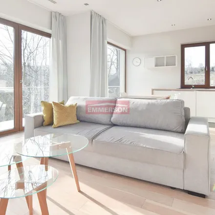 Rent this 3 bed apartment on Staw w Rajsku in Władysława Bełzy, 30-699 Krakow