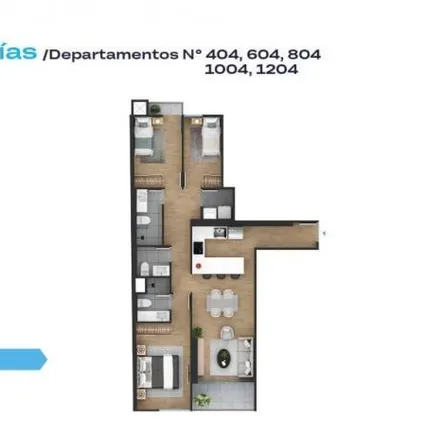 Buy this 3 bed apartment on Mariscal La Mar Avenue 1035 in Miraflores, Lima Metropolitan Area 15073