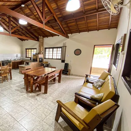 Rent this 4 bed house on Região Geográfica Intermediária de Campinas - SP in 13960-000, Brazil