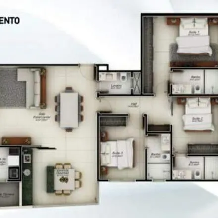 Buy this 1 bed apartment on Rua Vieira Gonçalves in Martins, Uberlândia - MG