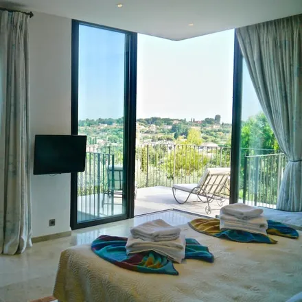 Rent this 6 bed house on Chemin des Comtes de Provence in 06650 Le Rouret, France