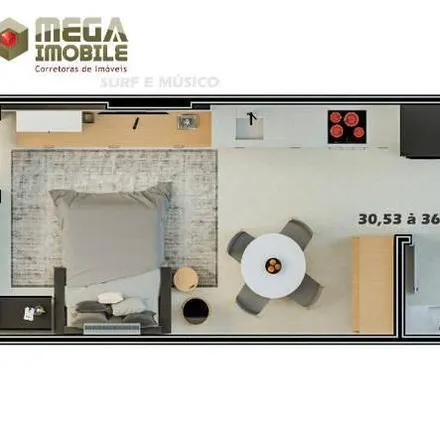 Buy this 1 bed apartment on Edifício Voluntária Dona Cora in Rua Delfino Conti, Trindade