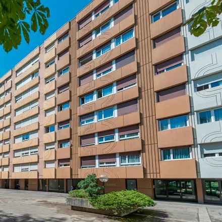 Rent this studio apartment on Promenade des Champs-Fréchets in 1217 Meyrin, Switzerland