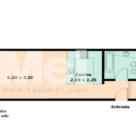Rent this studio apartment on Avenida Franklin Delano Roosevelt 4949 in Villa Urquiza, 1431 Buenos Aires
