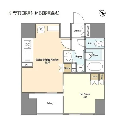 Image 2 - unnamed road, Nihonbashi-Ningyocho 3-chome, Chuo, 103-0024, Japan - Apartment for rent