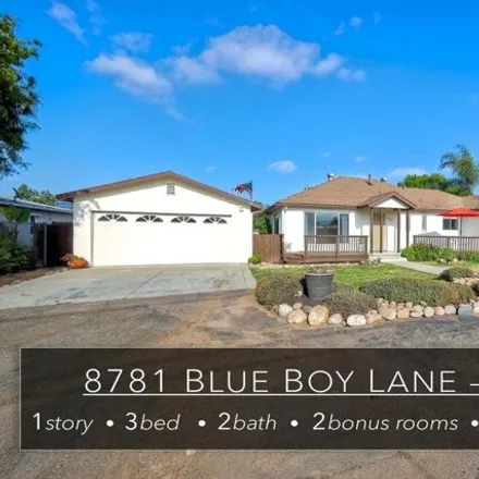 Buy this 3 bed house on 8781 Blue Boy Lane in Santee, CA 92071