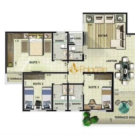Buy this 3 bed apartment on Avenida Professor Walter Thaumaturgo in Santa Luzia, Taubaté - SP