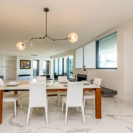 Rent this 4 bed apartment on Porsche Design Tower in 18555 Collins Avenue, Golden Shores