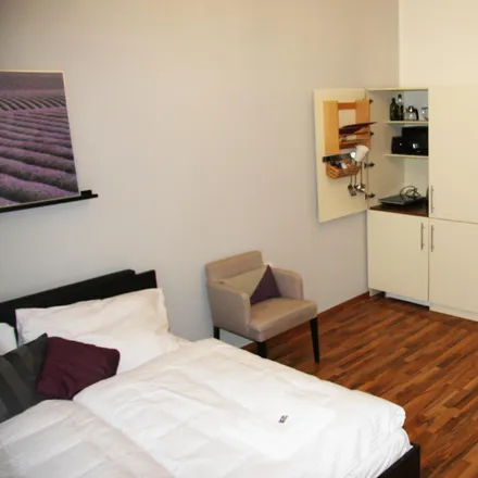Rent this studio apartment on Bořivojova 1081/40 in 130 00 Prague, Czechia