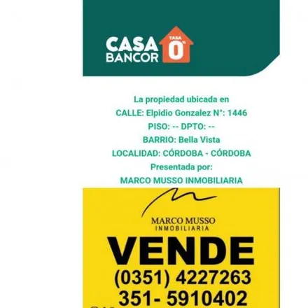 Buy this 5 bed house on Avenida Elpidio González 1438 in Bella Vista, Cordoba