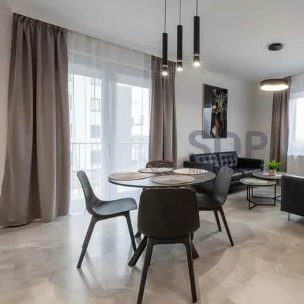 Rent this 4 bed apartment on Konstantego Ildefonsa Gałczyńskiego 21 in 52-214 Wrocław, Poland