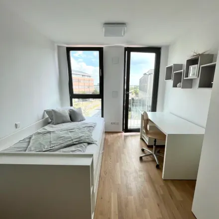 Rent this 1 bed apartment on Rudower Chaussee 24 in 12489 Berlin, Germany