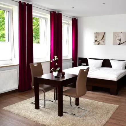 Rent this studio apartment on Boardinghouse - Stadtvilla Budget in Luitpoldstraße 45, 97421 Schweinfurt