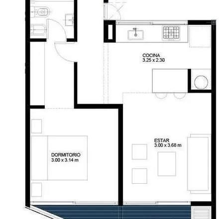Buy this 1 bed apartment on Sarmiento 393 in Partido de Tigre, B1648 AQA Tigre