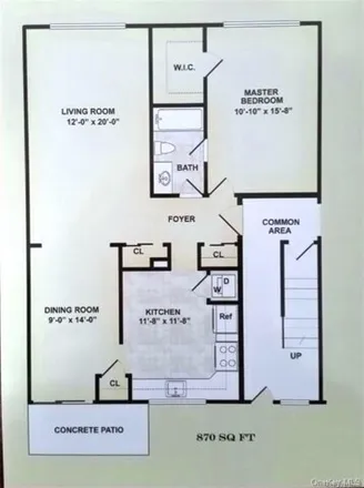 Rent this 1 bed apartment on 33 Pavilion Ridge Way in Antrim, Village of Suffern
