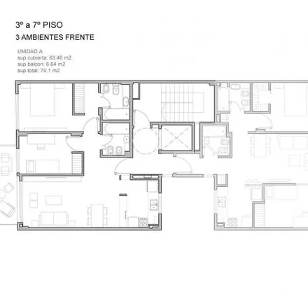 Buy this 2 bed apartment on Adolfo P. Carranza 3017 in Villa del Parque, C1417 CUN Buenos Aires