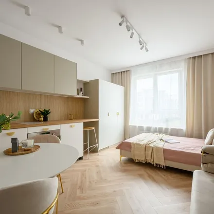 Rent this 1 bed apartment on Żabka in Jutrzenki 114, 02-230 Warsaw