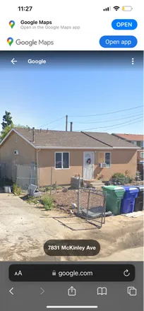Rent this 3 bed house on 7835 mckinley Ave