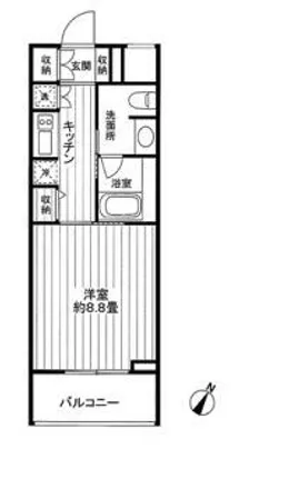 Image 2 - クロスレジデンス白金高輪, Kitazato Street, Azabu, Minato, 108-0072, Japan - Apartment for rent
