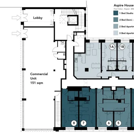 Image 6 - Aspire House (Student Flats), Mayflower Street, Plymouth, PL1 1SD, United Kingdom - Apartment for rent