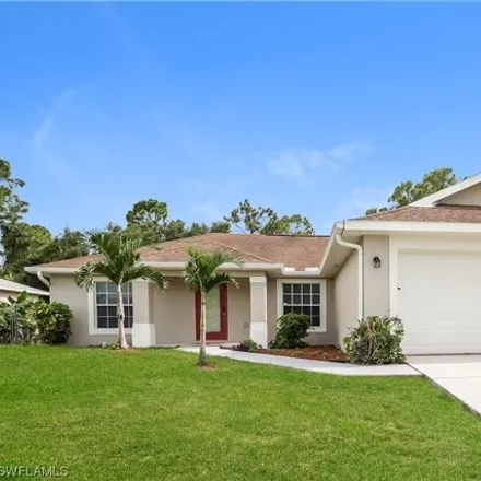 Rent this 3 bed house on 3385 18th Street West in Lehigh Acres, FL 33971