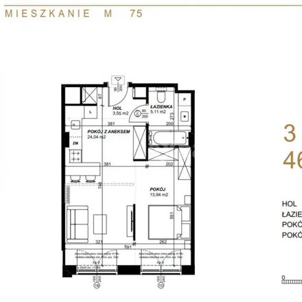 Buy this 2 bed apartment on Wieniawska 8 in 20-071 Lublin, Poland