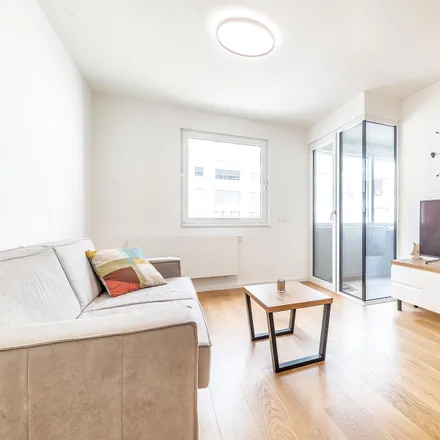 Rent this 1 bed apartment on Trnjanska cesta 70 in 10000 Zagreb, Croatia
