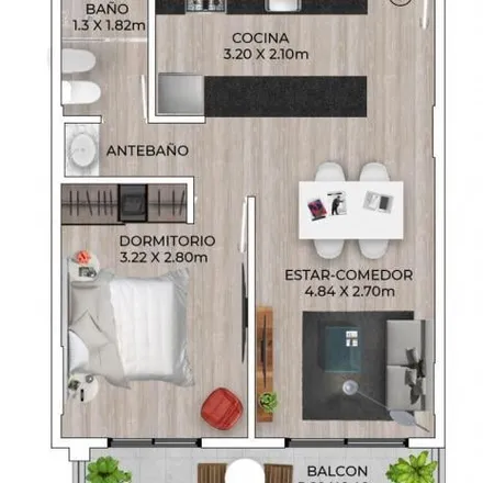 Buy this 1 bed apartment on Avenida 24 de Septiembre 1166 in General Paz, Cordoba