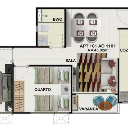 Buy this 2 bed apartment on Rua Conde Pereira Carneiro 139 in Imbiribeira, Recife - PE