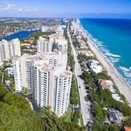 Rent this 3 bed condo on 3756 South Ocean Boulevard in Highland Beach, Palm Beach County