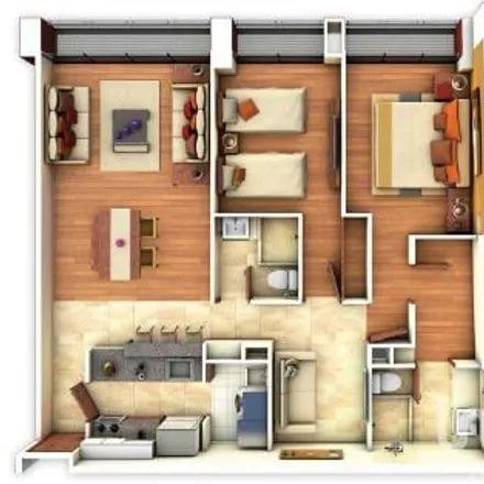 Buy this 2 bed apartment on Calzada Desierto de los Leones in Álvaro Obregón, 01760 Santa Fe