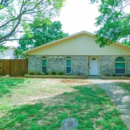 Rent this 3 bed house on 1120 Winterwood Drive in Lewisville, TX 75067