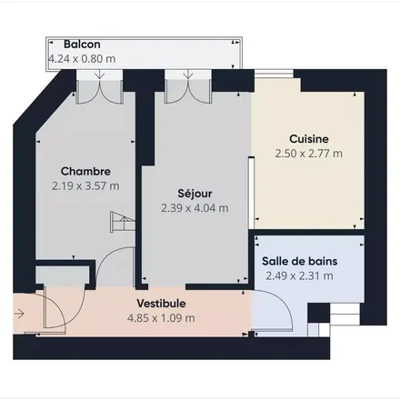 Rent this 2 bed apartment on Mairie de Rue in 3 Rue Ernest Dumont, 80120 Rue