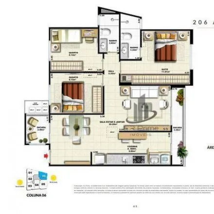 Buy this 3 bed apartment on Rua Dezenove B in Bela Vista, Volta Redonda - RJ