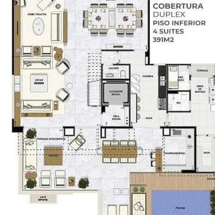 Buy this 4 bed apartment on Avenida Conselheiro Rodrigues Alves 469 in Vila Mariana, São Paulo - SP