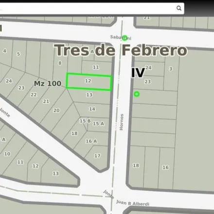 Buy this 3 bed house on 659 - General Hornos 2227 in Partido de Tres de Febrero, 1678 Caseros
