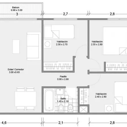 Buy this 3 bed apartment on Crisólogo Larralde 4185 in Saavedra, C1430 APA Buenos Aires