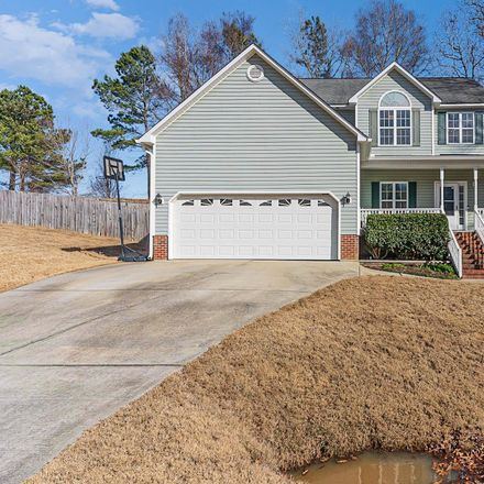 Rent this 4 bed house on 137 Majestic Oak Dr in Garner, NC