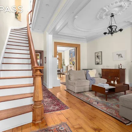 Rent this 3 bed townhouse on 181 Ashland Place in New York, NY 11217