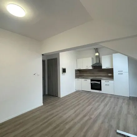 Rent this 1 bed apartment on Rue Gustave Boël 41 in 7100 La Louvière, Belgium