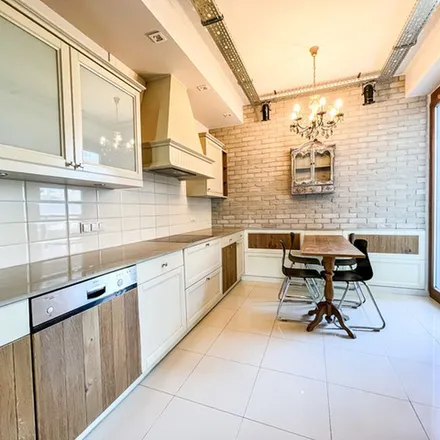Rent this 3 bed apartment on Biały Kamień 5 in 02-593 Warsaw, Poland