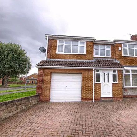 Rent this 4 bed duplex on Scampton Close in Thornaby-on-Tees, TS17 0LH
