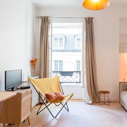 Rent this studio apartment on 15 Rue Sainte-Croix de la Bretonnerie in 75004 Paris, France