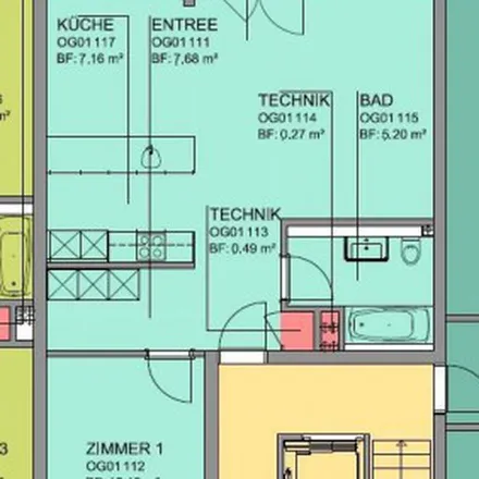 Rent this 3 bed apartment on Mühlefeldstrasse 20b in 4702 Bezirk Gäu, Switzerland
