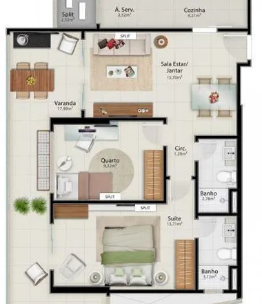Buy this 2 bed apartment on Rua Itaquari 150 in Itapuã, Vila Velha - ES