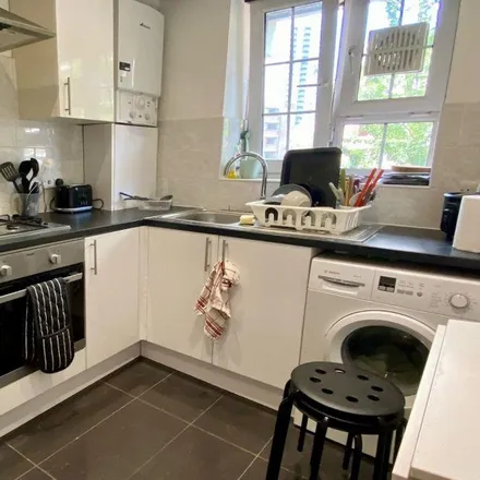 Rent this 3 bed apartment on Bramwell House in Harper Road, London