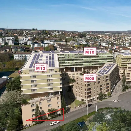 Rent this studio apartment on Chemin de Mochettaz in 1030 Bussigny, Switzerland