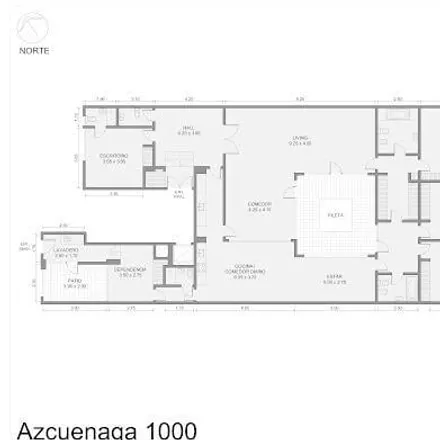 Buy this 4 bed apartment on Azcuénaga 1008 in Recoleta, C1115 AAF Buenos Aires