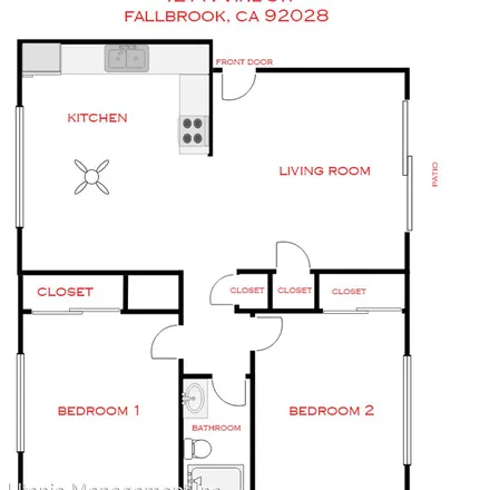 Rent this 2 bed apartment on 421 North Vine Street in Fallbrook, CA 92028